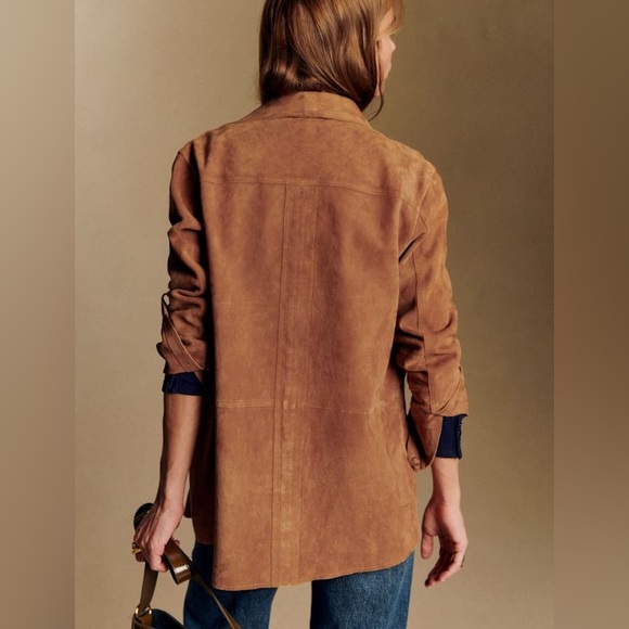 Sezane Will Suede Jacket - Picture 3 of 9